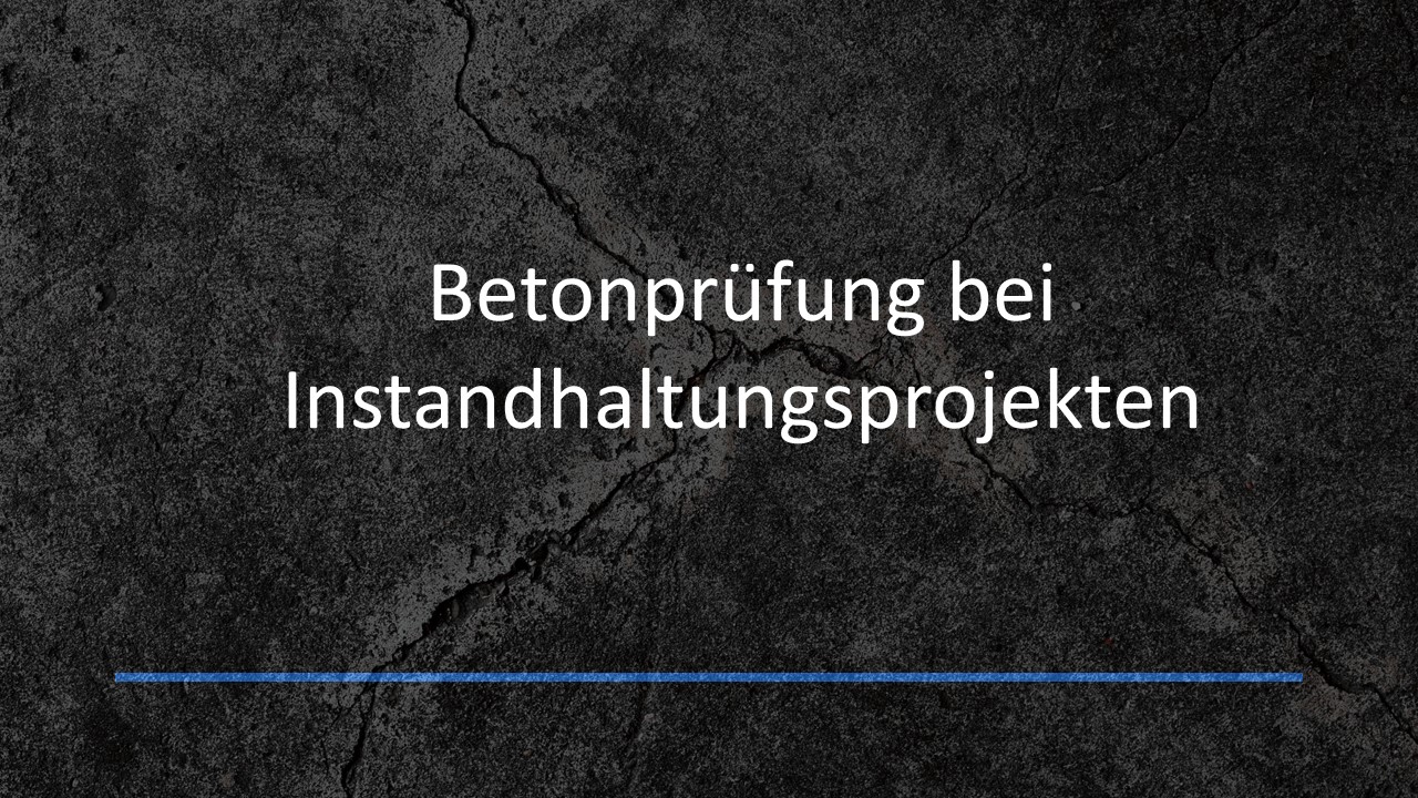 Read more about the article Betonprüfung und -analyse für Instandhaltungsprojekte