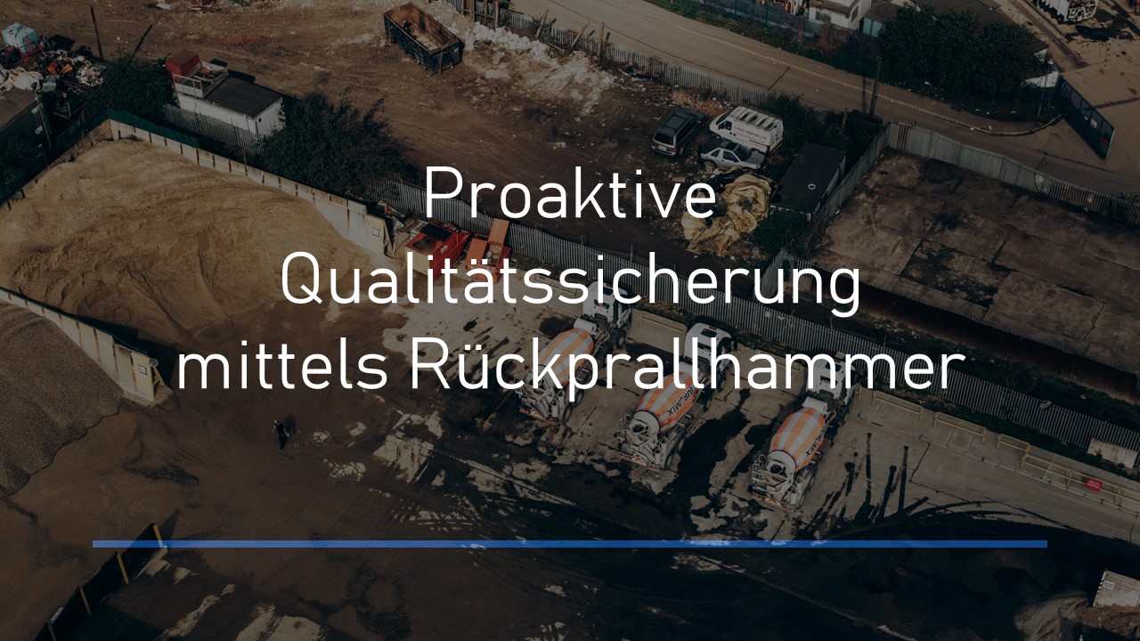 Read more about the article Unsicherheiten beseitigen: Wie der Rückprallhammer Bauherren hilft, die Betonqualität zu überprüfen und Risiken frühzeitig zu erkennen.